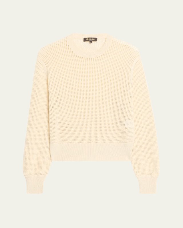 Lenno Open Knit Cashmere GG 8 Sweater